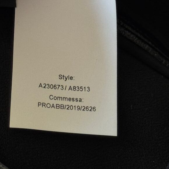 Versace Vinyl Midi Skirt Medusa Head Gold Buttons Black IT 40 US 4 - Picture 12 of 15